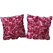 Conjunto de 2 Embellished fronha decorativa Rosa