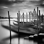 Printed Art Landscape Venice Santa Maria della Salute by Nina Papiorek