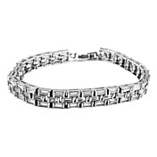 Platinum Plated With Cubic Zirconia Women's Bracelet