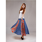 Bohemian mulheres saia Maxi balanço