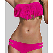 Mujer Fucsia Bandeau Bikini sin tirantes de Acacia