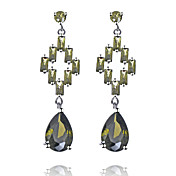 Charmant geplatineerd Cubic Zirconia oorbellen (meer kleuren)