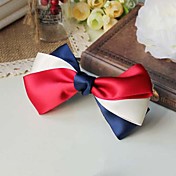 Vrouwen Navy Style Rood blauw wit Kleur Mix Handmade Bow Hair Tie