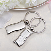 Portachiavi personalizzato simlpe (Set di 4 pezzi)