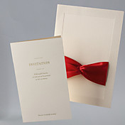 Vintage Wedding Invitation With Ribbon - Set of 50 (More Colors)