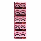 10 Pair Black Machine Made False Eyelashes YBK0077