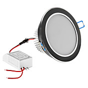 Dimmable 7W 630LM 6000-6500K Natural White Light Black Shell LED Ceiling Bulb (220V)