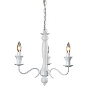 180W Candle Feature Chandelier with 3 Lights and Adjustable Chain (E14/E11 Base)