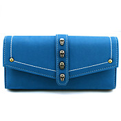 Moda feminina Crânio Vintage Rivet Wallet