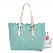 Frauen Stilvolle Cut Out Candy Color PU Crossbody