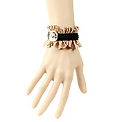 Handmade champagne Satin Aristocrat Lolita Bracelet