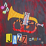 Impresso Arte Still Life License Plate Série Jazz Art by Design Turnpike