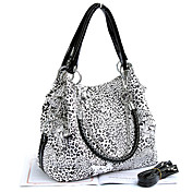 Bow Contrast Color Shoulder Bag