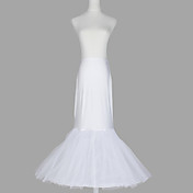 Nylon Zeemeermin en Trompet Toga 3 tier vloer lengte slip stijl / bruiloft onderrokken