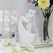 "Sweet Hug" White Wedding Cake Topper