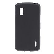 Diseños simples TPU Funda para Nexus 4 E960 (colores surtidos)