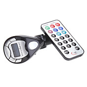 Universal completamente ajustable del coche de memoria Reproductor de MP3 FM Modulator con control remoto (la ayuda SD / MMC)
