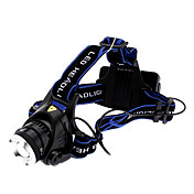 Concentrez Zoom réglable 3-mode Cree XM-L T6 LED Lampe frontale (1000LM, 2x18650)