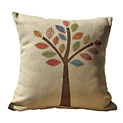 Tree Pattern Print Decorative Pillow Cover