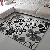 6.5 'Abstract Floral Acrílico Bonded Rug