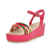 Leatherette Platform Heel Platforms With Buckle Party / Evening Shoes (More Colors)