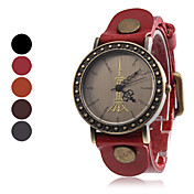 Women's Wrist Style Analog Quartz Leather Watch (Assorted Colors)