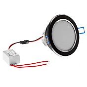 Dimmable 5W 450LM 3000-3500K Warm White Light Black Shell LED Ceiling Bulb (220V)