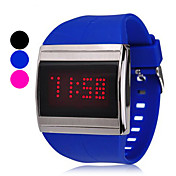 Touch Screen Unisex Silikon-Band LED Digital Armbanduhr (Farbe sortiert)