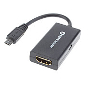 Samsung S3 vers HDMI 1.3v Adaptateur MHL sans câble USB (Noir)