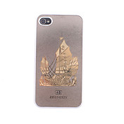Rame Scheda Barca modello Custodia rigida per iPhone 4/4S (colori assortiti)