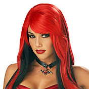 Maravilla roja atractiva del vampiro y Negro mixta peluca del partido del color