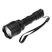 UltraFire WF-008B Cree XR-E Q5 3-Mode-LED-Taschenlampe mit Streik Lünette (280LM, 1x18650, Schwarz)