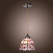 60W E27 stright Pendel Light med farverige Shade i Shell Feature