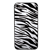 Zebra-Streifen-Muster Vorder-und Rückseite Screen Protector für iPhone 4/4S