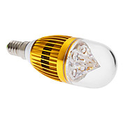 E14 4W 320-360lm 3000-3500K Bianco caldo Golden Light Shell lampadina LED Ball (85-265V)