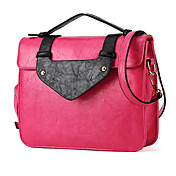 Lady Weinlese Kontrast Farbe Corssbody Bag