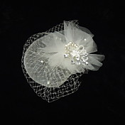 Net preciosa con Tocados de perla / Rhinestone Mujeres