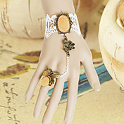 Phantom of the Louvre White Lace Aristocrat Lolita Ring Bracelet