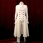 Long Sleeve White Cotton Retro Royal Princess Lolita Outfit