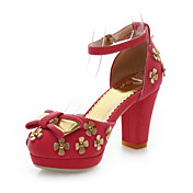 Fashion Suede Chunky Heel Sandals With Bowknot/Buckle/Flower Party / Evening Shoes(More Colors)