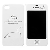 Leo Pattern Hard Full Body Case for iPhone 4/4S