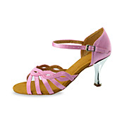 Cetim da Mulher personalizadas com fivela sapatos de dança (mais cores)