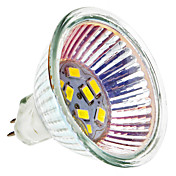 MR16 1.5W 9x5730SMD 120-150LM 6000-6500K natürliches weißes Licht LED-Spot-Lampe (12V)
