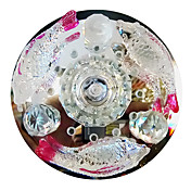 1W Chic Led Flush Mount DYC025 in Crystal Fish Design for Porch/Corridor/Aisle