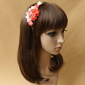 Handmade Red Chiffon Blossom Sweet Lolita Headband