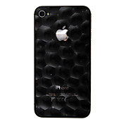 3D Hexagonal Pattern Front and Back Screen Protector for iPhone 4/4S