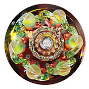 1W Contemporary Led Flush Mount DYC010 in Floral Crystal Design for Porch/Corridor/Aisle