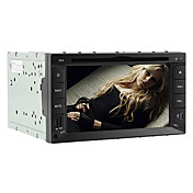 6,2 tommers 2DIN bil dvd spiller (gps, ATSC, ipod, RDS)