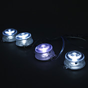 Purple 8 LED bajo del vehículo del coche del resplandor de la lámpara Decoración (12 V)