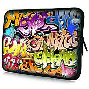 "Cartoon Fuentes Pattern" Patrón Funda impermeable manga para 7 "/ 10" / 11 "/ 13" / 15 "Laptop y Tablet